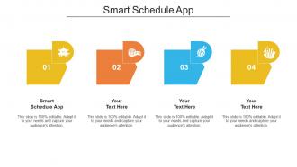 Smart schedule app ppt powerpoint presentation model templates cpb