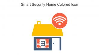 Smart Security Home Colored Icon In Powerpoint Pptx Png And Editable Eps Format