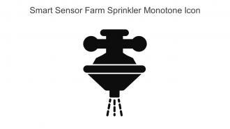 Smart Sensor Farm Sprinkler Monotone Icon In Powerpoint Pptx Png And Editable Eps Format