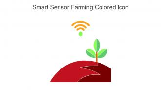 Smart Sensor Farming Colored Icon In Powerpoint Pptx Png And Editable Eps Format