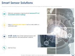 Smart sensor solutions ppt powerpoint presentation icon graphics pictures