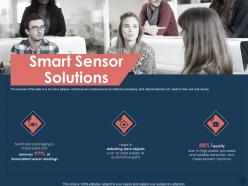 Smart Sensor Solutions Solar Wafers Ppt Powerpoint Presentation Professional Images