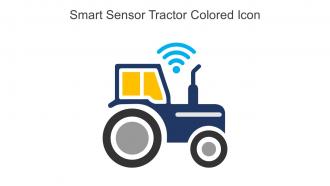 Smart Sensor Tractor Colored Icon In Powerpoint Pptx Png And Editable Eps Format