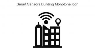 Smart Sensors Building Monotone Icon In Powerpoint Pptx Png And Editable Eps Format