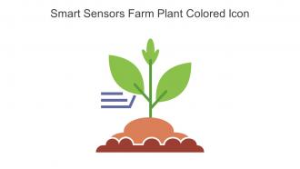 Smart Sensors Farm Plant Colored Icon In Powerpoint Pptx Png And Editable Eps Format