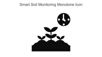 Smart Soil Monitoring Monotone Icon In Powerpoint Pptx Png And Editable Eps Format