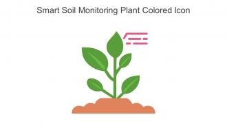 Smart Soil Monitoring Plant Colored Icon In Powerpoint Pptx Png And Editable Eps Format