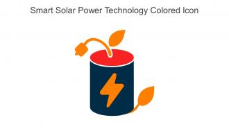 Smart Solar Power Technology Colored Icon In Powerpoint Pptx Png And Editable Eps Format