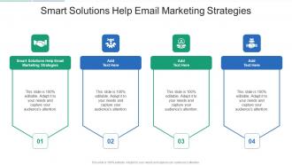 Smart Solutions Help Email Marketing Strategies In Powerpoint And Google Slides Cpb