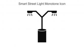 Smart Street Light Monotone Icon In Powerpoint Pptx Png And Editable Eps Format