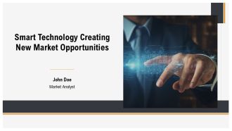 Smart Technology Creating New Market Opportunities PPT Mockup AT