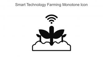 Smart Technology Farming Monotone Icon In Powerpoint Pptx Png And Editable Eps Format