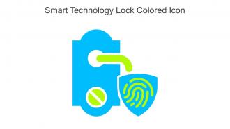 Smart Technology Lock Colored Icon In Powerpoint Pptx Png And Editable Eps Format