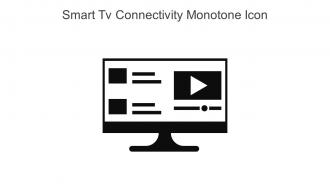 Smart Tv Connectivity Monotone Icon In Powerpoint Pptx Png And Editable Eps Format