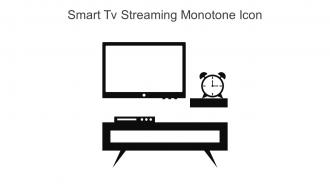 Smart Tv Streaming Monotone Icon In Powerpoint Pptx Png And Editable Eps Format