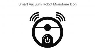 Smart Vacuum Robot Monotone Icon In Powerpoint Pptx Png And Editable Eps Format