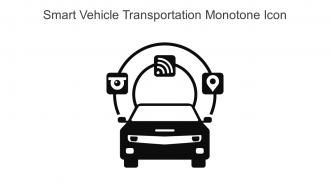 Smart Vehicle Transportation Monotone Icon In Powerpoint Pptx Png And Editable Eps Format
