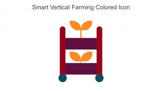 Smart Vertical Farming Colored Icon In Powerpoint Pptx Png And Editable Eps Format