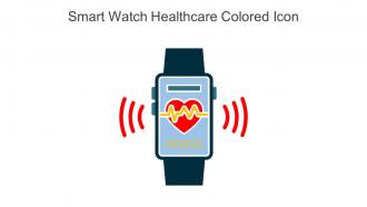 Smart Watch Healthcare Colored Icon In Powerpoint Pptx Png And Editable Eps Format