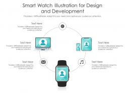 Smart Watch Illustration For Design And Development Infographic Template