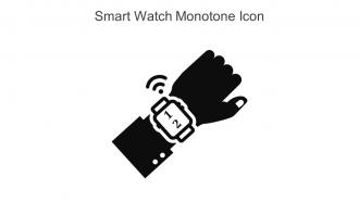 Smart Watch Monotone Icon In Powerpoint Pptx Png And Editable Eps Format
