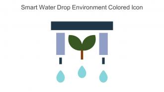 Smart Water Drop Environment Colored Icon In Powerpoint Pptx Png And Editable Eps Format