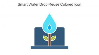 Smart Water Drop Reuse Colored Icon In Powerpoint Pptx Png And Editable Eps Format