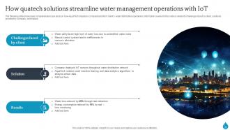 Smart Water Management Using IoT Powerpoint Presentation Slides IoT CD Engaging Interactive