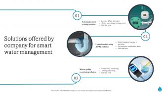 Smart Water Management Using IoT Powerpoint Presentation Slides IoT CD Good Visual