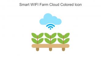 Smart WIFI Farm Cloud Colored Icon In Powerpoint Pptx Png And Editable Eps Format