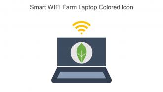 Smart WIFI Farm Laptop Colored Icon In Powerpoint Pptx Png And Editable Eps Format