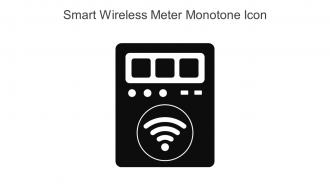 Smart Wireless Meter Monotone Icon In Powerpoint Pptx Png And Editable Eps Format