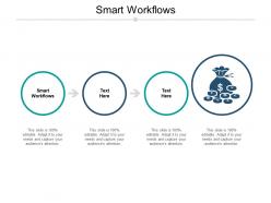Smart workflows ppt powerpoint presentation file influencers cpb