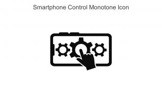 Smartphone Control Monotone Icon In Powerpoint Pptx Png And Editable Eps Format