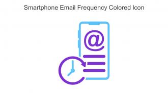 Smartphone Email Frequency Colored Icon In Powerpoint Pptx Png And Editable Eps Format