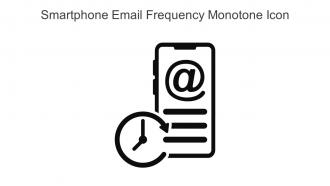 Smartphone Email Frequency Monotone Icon In Powerpoint Pptx Png And Editable Eps Format