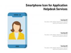 Smartphone Icon For Application Helpdesk Services