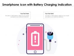 Smartphone Icon With Battery Charging Indication