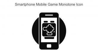 Smartphone Mobile Game Monotone Icon In Powerpoint Pptx Png And Editable Eps Format