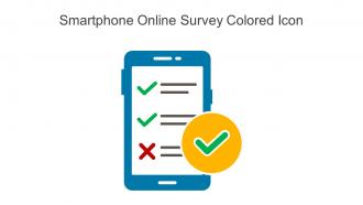 Smartphone Online Survey Colored Icon In Powerpoint Pptx Png And Editable Eps Format