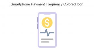 Smartphone Payment Frequency Colored Icon In Powerpoint Pptx Png And Editable Eps Format