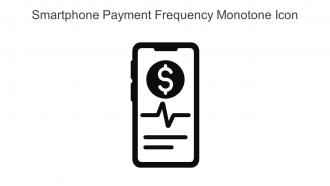 Smartphone Payment Frequency Monotone Icon In Powerpoint Pptx Png And Editable Eps Format