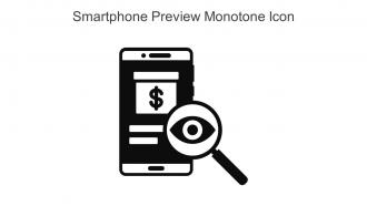 Smartphone Preview Monotone Icon In Powerpoint Pptx Png And Editable Eps Format
