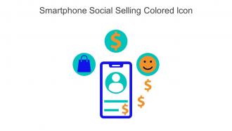 Smartphone Social Selling Colored Icon In Powerpoint Pptx Png And Editable Eps Format