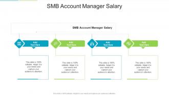 Smb Account Manager Salary In Powerpoint And Google Slides Cpb