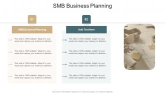 SMB Business Planning In Powerpoint And Google Slides Cpb
