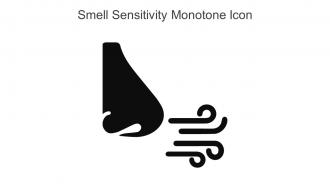 Smell Sensitivity Monotone Icon In Powerpoint Pptx Png And Editable Eps Format