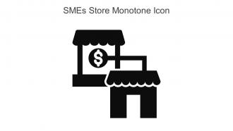 SMEs Store Monotone Icon In Powerpoint Pptx Png And Editable Eps Format