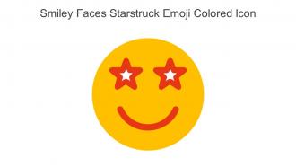 Smiley Faces Starstruck Emoji Colored Icon In Powerpoint Pptx Png And Editable Eps Format