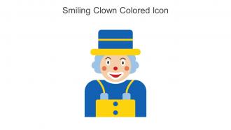 Smiling Clown Colored Icon In Powerpoint Pptx Png And Editable Eps Format